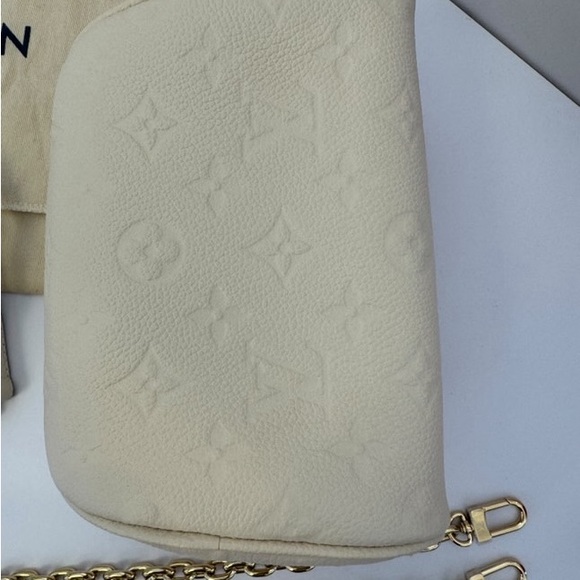 Authentic Louis Vuitton Mini Bumbag Cream Empreinte Leather Bum Bag - Picture 8 of 15